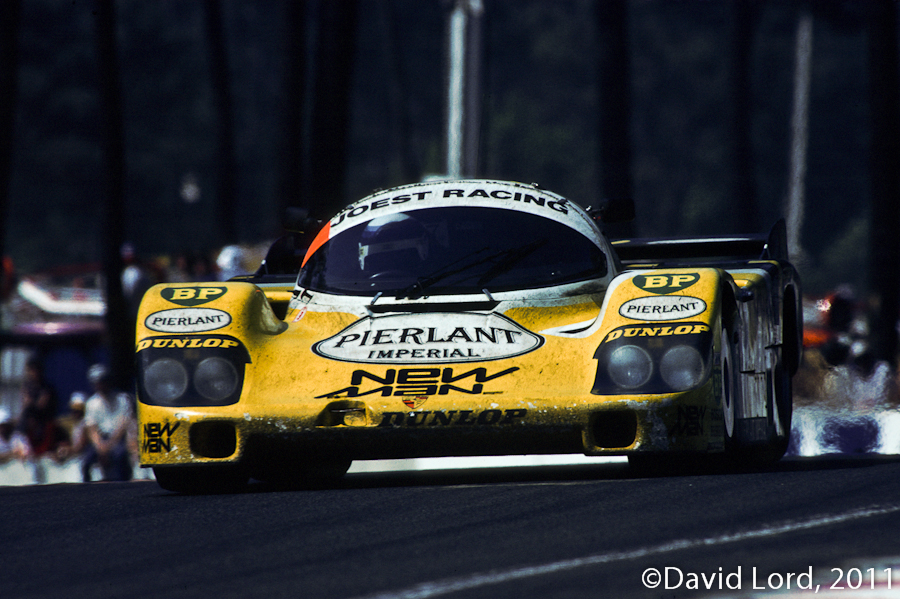 Le Mans 24 Hours, 13-17 June, 1984 Klaus Ludwig/Henri Pescarolo Porsche 956