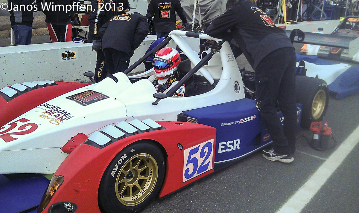 Big Name, Big Hope. The extremely fast but highly fragile sports-racers have rarely survived long at Thunderhill. The addition little Al and even littler Al was not enough for the Wolf as its engine went out while fighting for the lead.