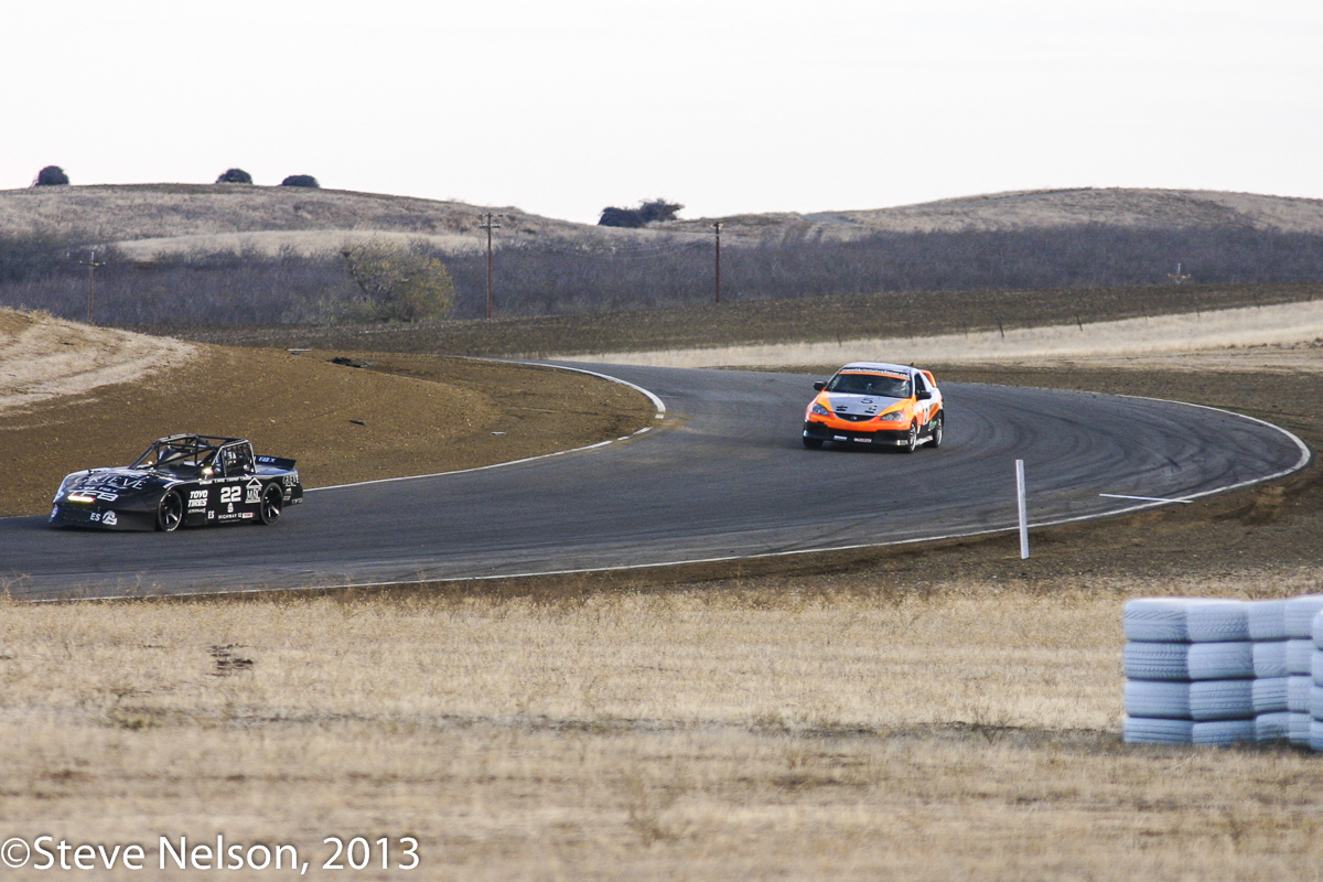 Frankenbimmer. For those tired of look-alike GT3 race grids, come to Thunderhill. Only here will you see weird things such as BMW based car built over the Thanksgiving day weekend. Yes, the homely Acura ran better.