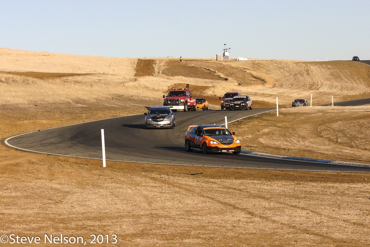 Late Entries. No, the tow trucks are not competitors. Then again, at Thunderhill you never know.