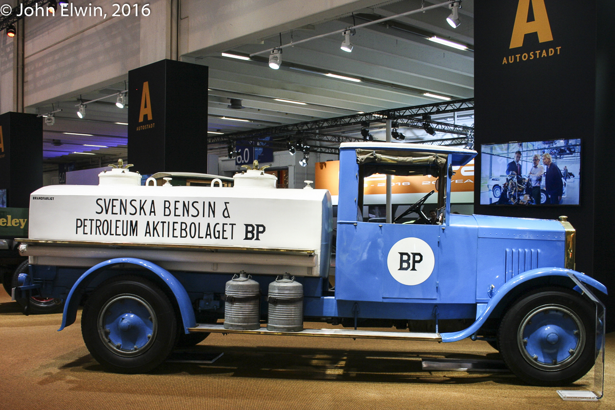 Swedish BP tanker on Autostadt stand